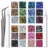 LPBeads 10000pcs Hotfix Rhinestones Flatback Glass Crystal 24 Mixed Color Rhinestone with Tweezers and Picking Pen for Crafts Clothes Nail Art view 1