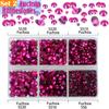 LPBeads 10000pcs Hotfix Rhinestones Flatback Glass Red Pink Fuchsia and Rose Rhinestone with Tweezers and Picking Pen for Crafts Clothes Nail Art view 4