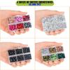 LPBeads 10000pcs Hotfix Rhinestones Flatback Glass Crystal Clear Black and 12 Mixed Color Rhinestone with Tweezers and Picking Pen for Crafts Clothes Nail Art view 2