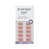 BTArtbox Press On Nails Short - Nude Square Nail Tips Glue On Nails, Reusable Stick On Nails in 16 Sizes - 32 Soft Gel Fake Nails Kit, Cinnamon view 3