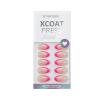 French Tip Press On Nails Almond - BTArtbox Hot Pink Short Stick On Nails for Women, Glue On Nails with Nail Glue in 16 Sizes - 32 Soft Gel Fake Nails Kit, Berry French view 4