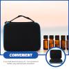 SEWACC Essential Oil Grids Hard Shell Essential Oils Storage Organzier Bag Carrying Oil Holder with Carrying Handle 1-3ML view 4