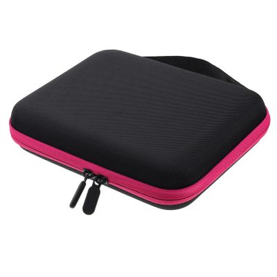 SEWACC Essential Oil Storage Essential Oil Case 63 Grids Hard Shell Essential Oils Storage Organzier Bag Carrying Oil Holder with Carrying Handle 1-3ML Travel Organizer Bags
