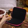 SEWACC Essential Oil Storage Essential Oil Case 63 Grids Hard Shell Essential Oils Storage Organzier Bag Carrying Oil Holder with Carrying Handle 1-3ML Travel Organizer Bags view 2