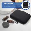 SEWACC Portable Essential Oil Bag Essential Oil Grids Hard Shell Essential Oils Storage Organzier Bag Carrying Oil Holder with Carrying Handle 1-3ML Travel Organizer Bag view 2