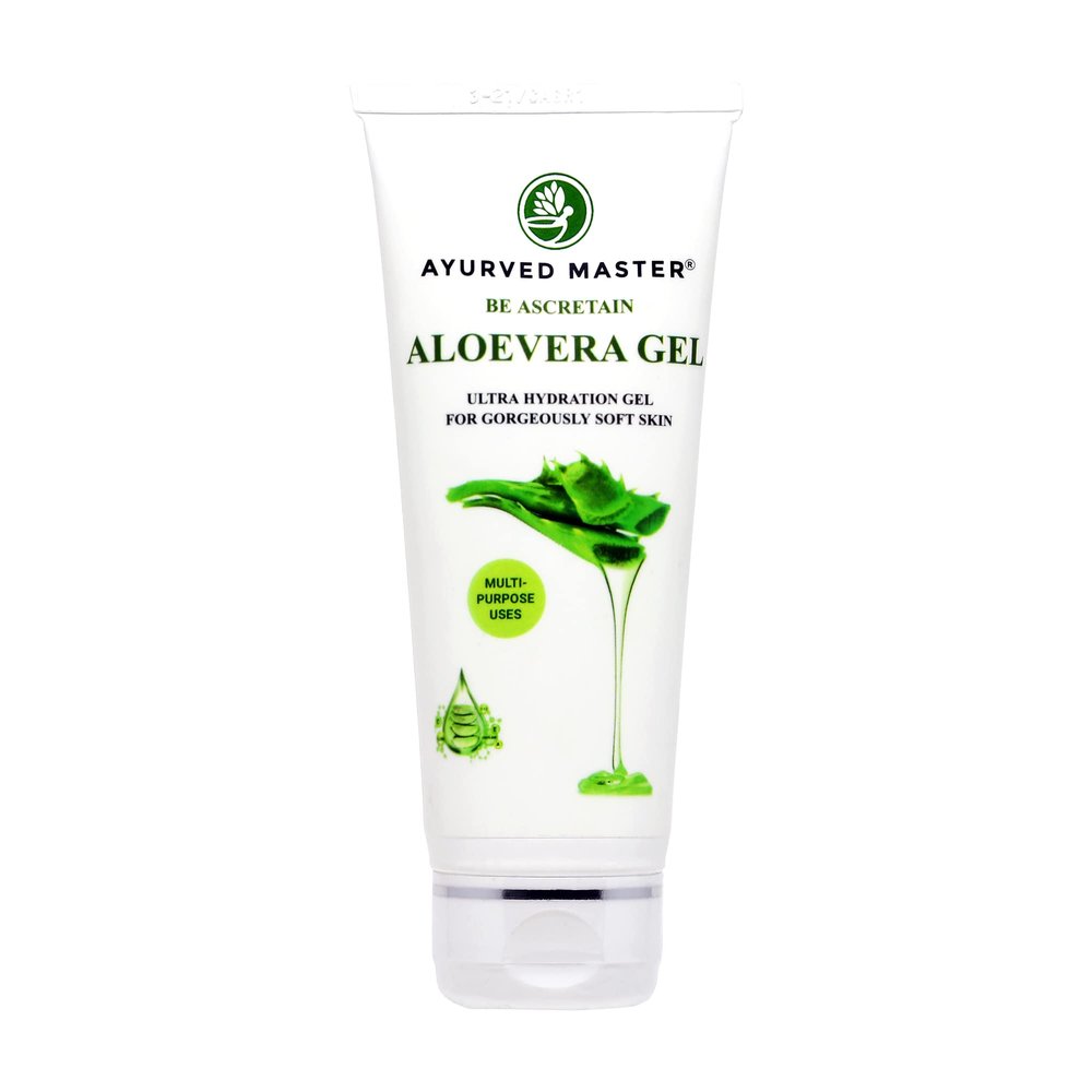 AYURVED MASTER Ultra Hydrating and Moisturizing, Upto 99% Pure Aloe Vera Gel For Silky, Soft and Smooth Skin (Small)