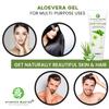 AYURVED MASTER Ultra Hydrating and Moisturizing, Upto 99% Pure Aloe Vera Gel For Silky, Soft and Smooth Skin (Small) view 3