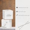 Cotton Swabs with Paper Sticks 1000ct, Double Round Cotton Buds for Beauty& Personal Care view 2