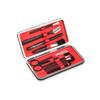 Eyebrow Grooming Suit Kits - 10 PCS Eyebrow Scissors Utility Tools, Professional Eye Brow Groom Set with Eyebrow tweezers, Sponge stick, Pen, Brush, DIY Shape Card view 3