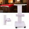 Salon Trolley, Beauty Rolling Trolley Stand Cart, 3-Layer Utility Cart with Wheels, Beauty Hairdresser Salon Instrument Tray Rolling Cart view 4
