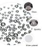 4240Pcs Black Diamond Flatback Rhinestones 6 Sizes Crystal Diamonds for Nail Art Crafts Clothes Shoes with Tweezers and Picking Pen view 3