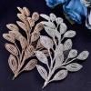 azaleas Bride Wedding Headband, Wedding Rhinestone Bridal Hair Comb,Rhinestone Bridal Bridesmaid Hair Clips Accessories (Gold) view 3