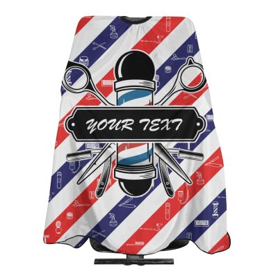 MLIANCEN Custom Barber Cape - Add Your Photo, Text or Logo Personalized Salon Cape for Men, Customized Hair Cutting for Home Salon Barbershop