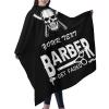 MLIANCEN Custom Skull Barber Cape Personalized Text Barber Salon Hairdresser Cape for Men, Customized Hair Cutting Capes for Home Salon Barbershop view 2