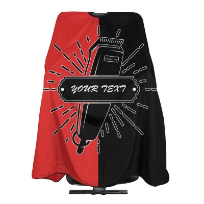 Custom Barber Cape Hairdresser Cape, Add Your Photo Text or Logo Personalized Salon Cape for Men, Customized Hair Cutting Cape for Home Salon Barbershop