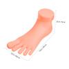 minkissy Professional Nail Training Aid Improve Nail Beauty Skills Foot Model for Practice view 2