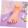 minkissy Professional Nail Training Aid Improve Nail Beauty Skills Foot Model for Practice view 3