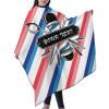 MLIANCEN Custom Barber Cape Hairdresser Cape, Add Your Photo Text or Logo Personalized Salon for Men, Customized Hair Cutting Home Barbershop, One Size 1 count view 2