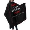 Custom Barber Cape Hairdresser Cape, Add Your Photo Text or Logo Personalized Salon Cape for Men, Customized Hair Cutting Cape for Home Salon Barbershop view 2