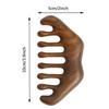 CHENSHUO Handheld Head Massage Comb, Wood Wide Tooth Hair Massage Combs,Massager Head Comb for Scraping Scalp view 2