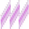 ANCIRS 24 Pack Eyebrow Trimmer Razors for Women Makeup, Facial T Shape Shaver Tool for Eye Brow, Stainless Steel Eyebrow Trimming Kit for Girls- Purple view 1