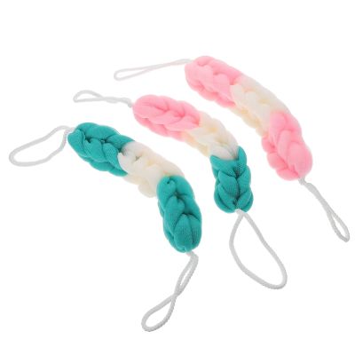 COHEALI Long Shower Pouf Bath Scrubber Mesh Exfoliating Sponge Bath Loofahs Set