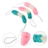 COHEALI Long Shower Pouf Bath Scrubber Mesh Exfoliating Sponge Bath Loofahs Set view 4