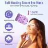 Serfeymi 22 Packs Steam Eye Mask-Disposable Cornea Care Rest Self Heating Eye Mask,Warm Eye Compresses for Dry Eyes,Sleep,Spa,Travel Essentials & Relaxation Gifts,Stocking Stuffers-Lavender view 2