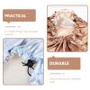 SHERCHPRY 2pcs Satin Sleeping Bonnet for Women Elastic Turban Hair Cap Dual Colors for Curly Hair Care and Travel view 2