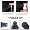 YONKAN 2oz Glass Spray Bottle, Fine Mist Boston Glass Bottles with Black Fine Mist Sprayer Small Clear Bottles for Essential Oils, Bath, Beauty, Hair & Cleaning, Black, Pack of 12 view 4