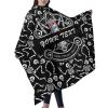 Custom Barber Cape Hairdresser Cape, Add Your Text Personalized Skull Salon Haircut Salon Cape for Men, Customized Hair Cutting Cape for Home Salon Barbershop view 2