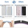 Nail Files 150/150 Grit, 12pcs for Poly Extension Gel, Emery Boards for Acrylic and False Nails, Coarse Manicure Pedicure Tools for Home Salon view 3