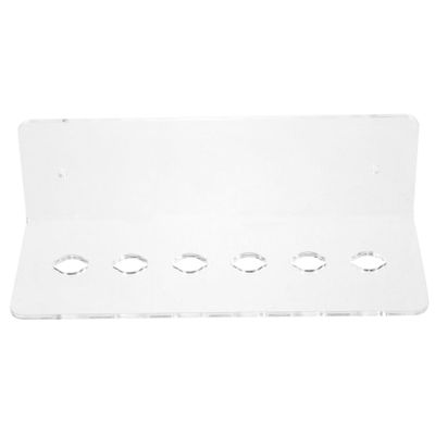 FOMIYES Space-saving Hairdresser Scissor Stand Wall Mounted Acrylic Shear Holder Barber Organizer