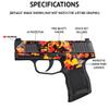 MightySkins Glossy Glitter Skin Compatible with Smith & Wesson M&P Bodyguard 380 (Green or No Laser) - Peaches and Cream | Protective High-Gloss Glitter Finish | Easy to Apply | Made in The USA view 2
