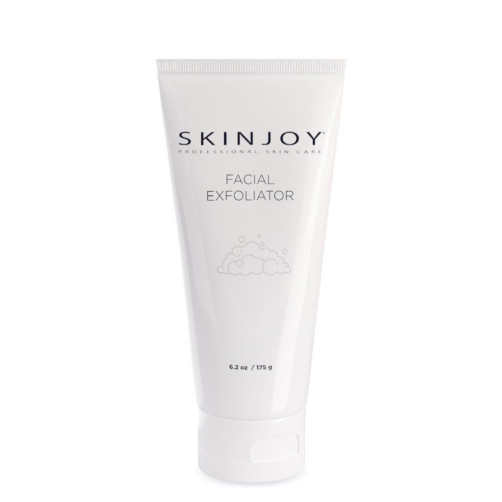 Skinjoy Face Exfoliator, Face Scrub with Jojoba and Beeswax Beads, Facial Skin Care Products, Blackhead Remover, Exfoliate for Face - 6.2 Oz / 175 g