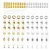 140x Hair Braiding Beads,Hoops, Accessories Classic Hair Braid Rings Cuffs Set for Bracelet Hair Decorations view 1