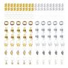 140x Hair Braiding Beads,Hoops, Accessories Classic Hair Braid Rings Cuffs Set for Bracelet Hair Decorations view 3