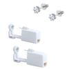 2 Pack Ear Piercing Gun Earring Disposable Ear Stud Gun Sterile No Pain Ear Piercing Gun (White) view 1