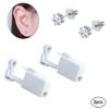2 Pack Ear Piercing Gun Earring Disposable Ear Stud Gun Sterile No Pain Ear Piercing Gun (White) view 2