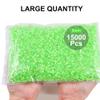 Blinginbox 15000pcs Flatback Rhinestones,Resin Non Hotfix Rhinestones Large Quantity Wholesale for Crafts DIY Creative Design,Clothes,Makeup,Nail Art (5mm=0.2", Lt.Peridot AB) view 4
