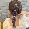 200Pcs Multicolor Baby Hair Ties, 2cm Seamless Cotton Toddler Hair Elastics and Accessories for Kids Girls view 4