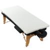 ROYALAY Topper for Lash Bed, 2 Inch Memory Foam Massage Table Topper, 73x29x2 inch, White view 1