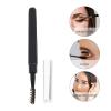 minkissy 6pcs Eyelash Brush Cover Portable Eyelash Applicator Eyebrow Brush for Makeup for Mascara Distribution and Separation Handle and Tube view 2