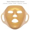 GELMAY 4Sheet 3D Gold Moisturizing Face Mask, Reusable Silicone Facial Mask Cover Hydrotherapy Patch Wrap for Women Skincare Beauty Prevent Evaporation view 4