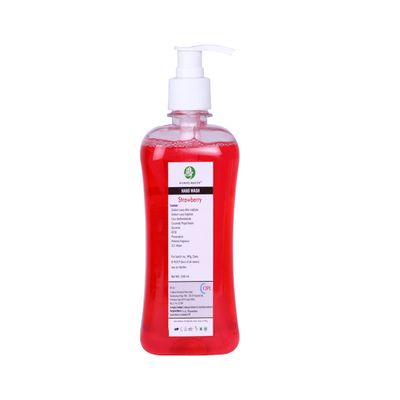 Advanced Skincare Moisturizing Liquid Strawberry Hand Wash Dispenser Bottle, Fights 100+ Illness Causing Germs (Small)