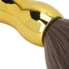 Salon Neck Duster Brush, Hair Cutting Neck Cleaning Brush, Barber Neck Duster Brush Soft Nylon Hair Hair Sweeping Cleaning Brush for Face Neck Gold view 2