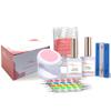 Allkem Soft Gel Nail Extensions Kit - Complete DIY Nail Set with UV Lamp, Short Almond & Medium Ballerina Gel Tips, Nail Files, Adhesive & Dotting Tool - Perfect Manicure at Home view 1
