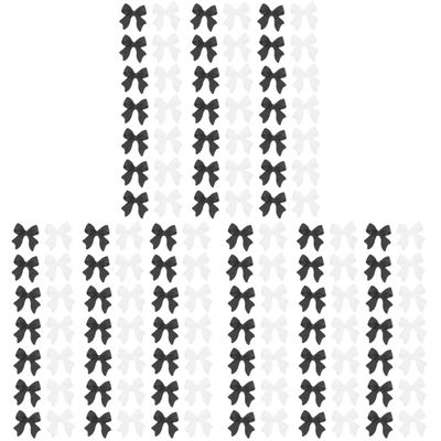 FOMIYES 300pcs Youth Bow Nail Charms Diy Nail Art Accessory Resin Decor Halloween Stickers Charm Manicure