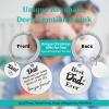 Gifts for Dad, Beard Kit & Keychain - Practical & Thoughtful Combo, Birthday/Christmas Gifts for Dad/Stepdad/Father/Daddy, Men's Self-care Set & Constant Keepsake, Dad Gifts from Kids Son Daughter view 3