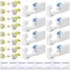 24 Pcs Ear Piercing Kit Disposable Ear Piercing Gun Kit with 8 Pcs Gold-Plated CZ Earrings Stud 8 Pcs Self Piercing Gun and 8 Pcs Cleaning Pads view 1